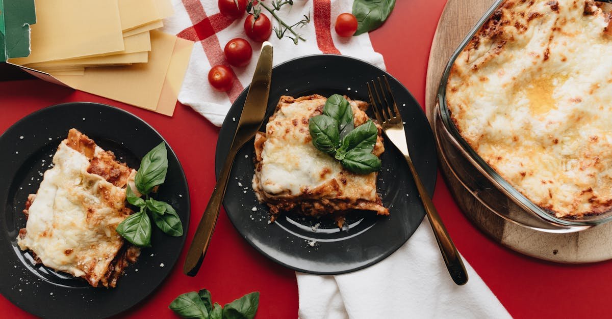découvrez notre délicieuse recette de lasagne, un plat réconfortant aux couches savoureuses de pâtes, viande, sauce tomate et fromage. parfaite pour un dîner en famille ou entre amis, cette lasagne maison saura ravir tous les palais !