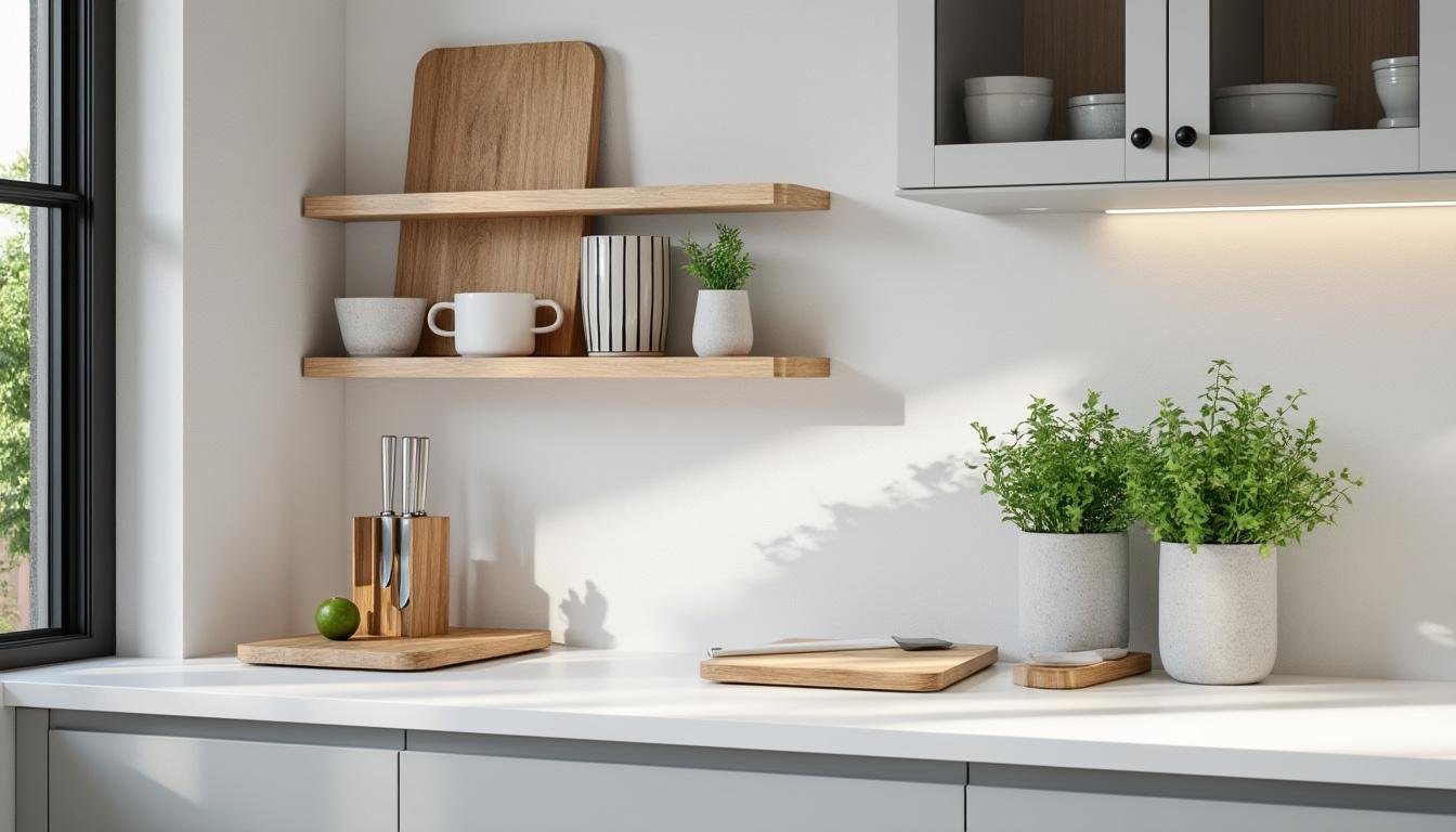 découvrez comment optimiser votre plan de travail en utilisant un support d'accessoires pratique et astucieux pour gagner de la place et mieux organiser votre espace.