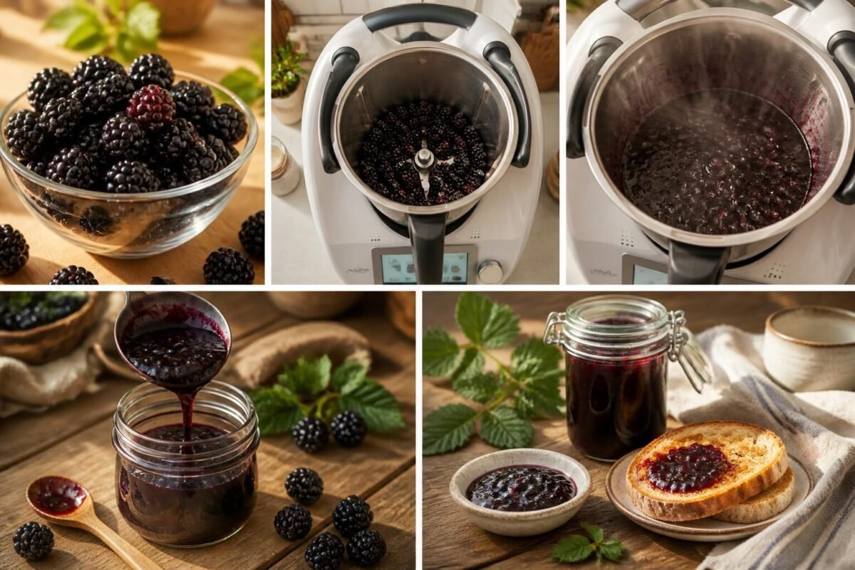 Découvrez comment préparer une délicieuse gelée de mûres maison avec votre Thermomix grâce à cette recette facile et rapide. Parfaite pour accompagner vos tartines et desserts !